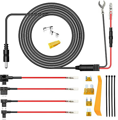 Bangjia Radar-Detektor-Hardwire-Kit, Schwarz, Modern, Direkte Verdrahtung für Escort Valentine One Uniden Beltronics Cobra Radar-Detektor, Plug-and-Play-Netzteilkabel