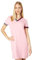 Tommy Hilfiger T-shirt à manches courtes en coton pour femme, Rose anglaise tricolore, XS