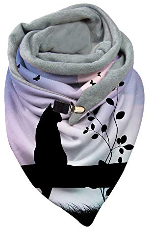 Dorjuli Kariert Schal Winter Damen Halswärmer Baumwolle Warme Soft Winterschal Fleeceschal Herbst Der Einfache und Vielseitige Thanksgiving-Geschenk