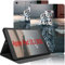 Yoedge Hülle für iPad 10,2 Zoll, iPad 9./8./7. Generation, Ultra Dünn Leicht SchutzHülle mit Standfunktion TPU Rücken Slim PU Leder Smart Folio Tablet Cover für iPad 10,2 2021/2020/2019, Katze Tiger