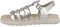Geox J Soleima Gir, Sandalia Niñas, Plateado, 24 EU