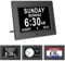 TSITSC 7 Inch Digital Day of The Week Clock Extra Large Non-Abbreviated Dementia Day and Date Time Clocks for Seniors Elderly Impaired Vision Memory Loss 12 Alarm Reminders + Auto-Dimming
