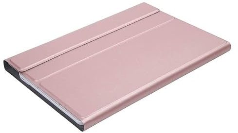 Funda con Teclado para Samsung Galaxy Tab A 10.1 2019 - Contains Ñ, Teclado Bluetooth retroiluminado de 7 Colores con Panel táctil para SM-T510/SM-T515,Rose Gold,White Keyboard