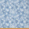 Loussiesd Schneeflocken Polsterstoff Meterware Weihnachts Schneeflocken Polsterstoff für Stühle Weihnachts Winterurlaub Dekostoff für Outdoor und Heimwerkerprojekte 184x150cm Blau Weiß