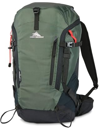 High Sierra Pathway 2.0 45L Backpack In Forest Green/Black