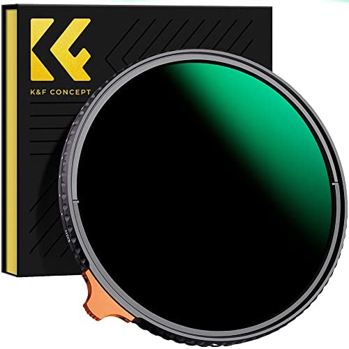 K&F Concept Variabler ND Filter 58mm ND3-ND1000 Graufilter (1.5-10 Blendenstufen) (Nano Xcel)
