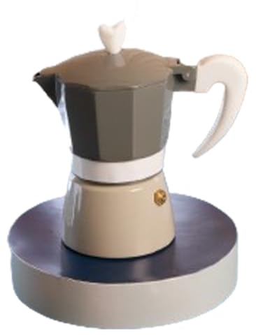 PuntoCasaStore MOKA CAFFE CAFFETTIERA TORTORA 1 TAZZA H.13 CLARALUNA 2024 BOMBONIERA IDEA REGALO MATRIMONIO ANNIVERSARIO PROMESSA