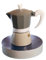 PuntoCasaStore MOKA CAFFE CAFFETTIERA TORTORA 1 TAZZA H.13 CLARALUNA 2024 BOMBONIERA IDEA REGALO MATRIMONIO ANNIVERSARIO PROMESSA