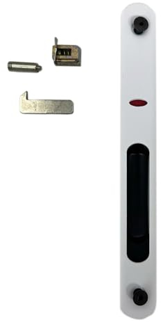 Serrure pour coulissant Technal modèle compatible KG016 (Blanc)
