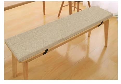 Miecoae Sitzkissen Bank, outdoor bankauflage, Schaumstoff Polster Sitzauflage Bank, Sitzpolster Outdoor Mit Abnehmbarem Bezug, Sitzkissen für Bank, Rutschfestes Bankkissen(Color:A73,Size:110x35 x3cm)