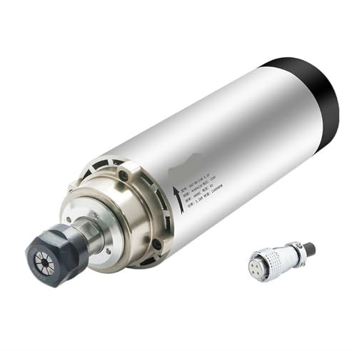 Fraiseuse moteur Moteur de broche 2,2 kW ER20 fraiseuse refroidie par air broche 220 V 380 V 4 roulements Φ80 * 225 mm moteur de machine-outil for bricolage(2.2kw 220V)