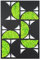 ebenkunst Moosbild Halbkreis Panel - Wanddeko Wohnzimmer mit Islandmoos, 50x33 cm, HDF Schwarz, Holz Deko für Wohnräume, 1 cm Stärke