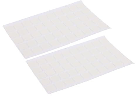 DIYEAH 100stücke Doppelseitiges Klebeband Transparentes Doppelseitige Klebepads Vorgeschnittenes Kreisband Quadratisches Klebeband Nano-wandhalterung Strapazierfähige Aufkleber Für Zuhaus