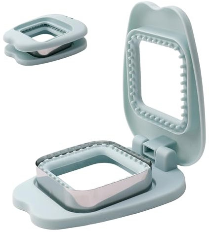 Mihauuke Sandwichmaker, Sandwichschneider und Versiegelungsgerät | Toastform Antihaft-Sandwichform Brotpresse | Keks-Sandwich-Ausstecher, Werkzeug, Edelstahl-Schablonen, Handmacher für Kinder, und