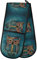 Double Oven Gloves Heat Resistant Boho Owl Double Oven Mitts Pot Holder Heat Protection Oven Gloves for Home Kitchen Baking Cooking BBQ Microwave