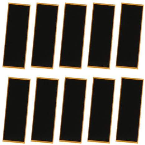 Ieron 10 Stück Anti-Rutsch-Griffpolster für Fingerboards, Selbstklebende Schwammaufkleber Finger-Skateboard-Decks, rutschfeste Blätter, Größe 38 x 110 mm, Selbstklebende Pads in individueller Form