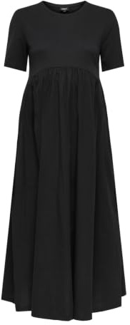 ONLY MATERNITY Damen Olmblomst Life S/S V-Neck Calf Mix Dress