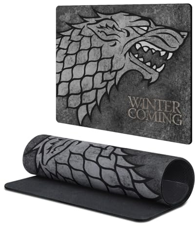 Head Case Designs Officially Licensed HBO Game of Thrones House Stark Graphic Art 9.84 x 11.81 x 0.12 inches (250 x 300 mm) - S Gaming Office Desk PC Keyboard Mouse Mat Pad