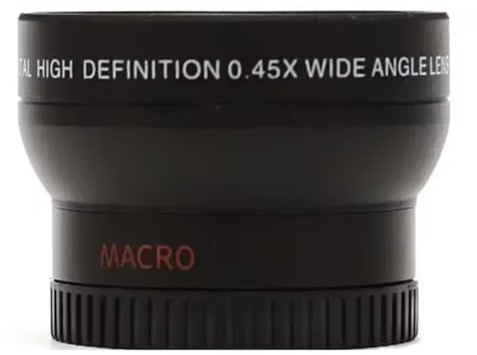 Frewurwer High Resolution 43mm Digital Lenses Adapter for DSLR Camera Wide Angle Lens Converter Deluxe Design