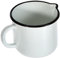 Karl Krüger Milchtopf, Stahl, 12 cm, Weiß