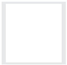Blulaxa Einbaurahmen für LED Panel, 29.5 x 29.5cm