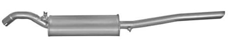 VEGAZ VS-172 Endschalldämpfer Hinten Kompatibel mit VW Jetta II 19E, 1G2, 165