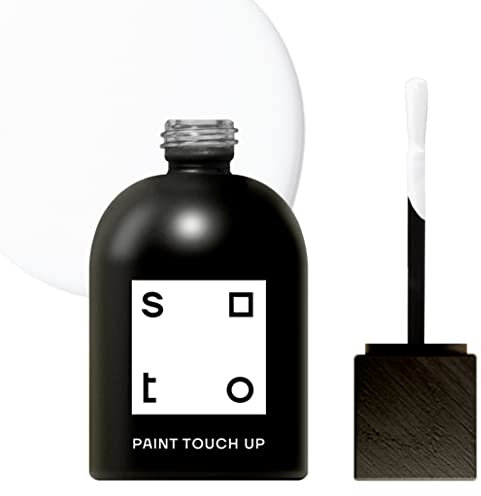 soto | APPLIANCE + PORCELAIN PAINT TOUCH UP | High-gloss, Odor-free, USA Made | Kitchen + Bathrooms: Sinks, Bathtubs, Appliances, Metal, Tile. Indoor + Outdoor use. (No. 04 White Haze | 1.5 oz)