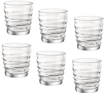 Bormioli Rocco Riflessi Tumblers, 370 ml, Set of 6