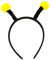 Oblique Unique® Haarreifen Biene mit Wackel Bommeln in Gelb Schwarz Fasching Karneval Motto Party Kostüm Accessoire