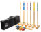 Franklin Sports Unisex Adult 6 Player Professional Croquet Set, Mehrfarbig, One Size