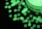 Spooky Glow in the Dark Nail Art Sequins Glitter 2g (4mm Flowers)
