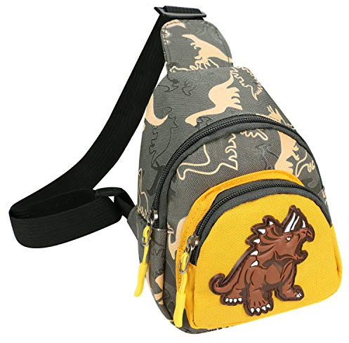 Sling Rucksack Mädchen Jungen Gürteltasche Outdoor Brusttasche Multifunktional Einstellbar Schultertasche Kinder Brustbeutel Mini Umhängetasche Modisch Bequem Crossbody Bag für Reisen Fahrrad Wandern