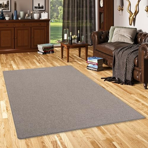 Snapstyle Natur Teppich Wolle Berber Anthrazit in 24 Größen