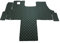 KRAM-TRUCK Auto Fußmatten Kompatibel mit FIAT Ducato, Peugeot Boxer, Citroen Jumper ab 2007, Grün, Schwamm Kunstleder 1 cm, Hygienezertifikat, Komfortbezüge