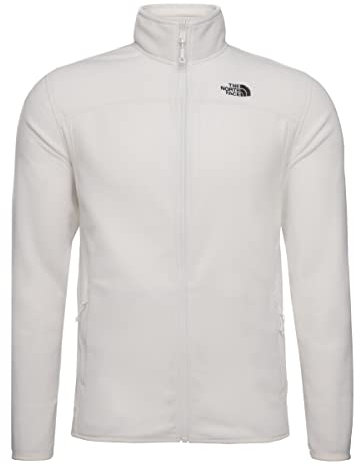 THE NORTH FACE Giacca in pile da uomo 100 Glacier Full Zip, panna