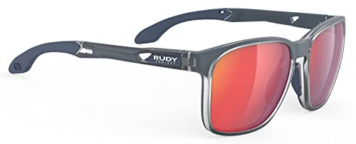 Rudy Project Unisex LIGHTFLOW A Ice Blue Metal Matte Multilaser Red Sonnenbrille, 57