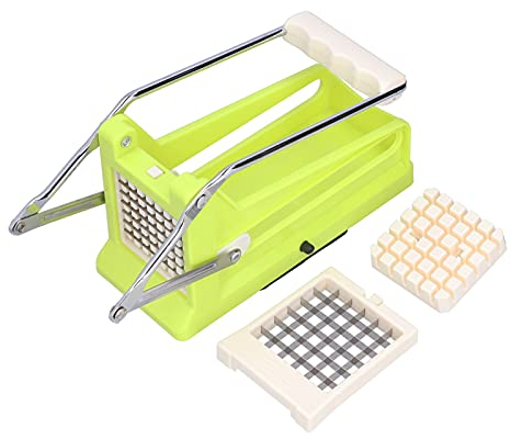 French Fry Cutter Professional Potato Cutter, Manual Potato Cutting Machine Potato Slicing for Egetables, Potato, Onions, Carrots, Cucumbers, Fruits