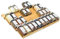KitHero Spice Drawer Organzier,4 Tiers- 8Pcs Bamboo Spice Rack Tray Insert for Cabinet Drawer Countertop, Kitchen Seasoning Storage Drawer Organization,18 Wide x 15.8 Deep （Hold UP To 40 Jars