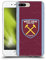 Head Case Designs Licenza Ufficiale West Ham United FC Home Kit per Stemma 2023/24 Custodia in Gel [Protezione di Grado Militare] Compatibile con Apple iPhone 7 Plus/iPhone 8 Plus