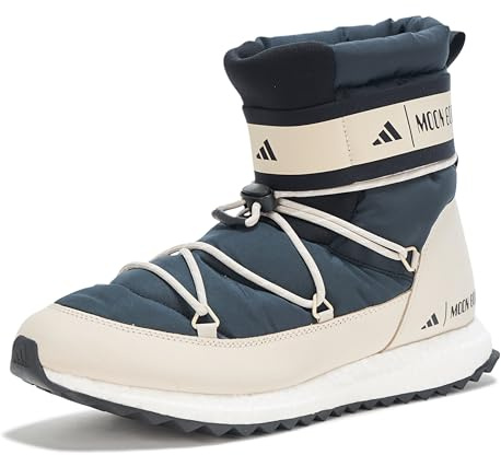 Adidas Moon Boot Unisex Moonboost High Top Sneaker, Schwarz, Schwarz, Braun, Transparent, 45 1/3 EU