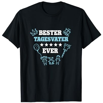 Erzieher Abschied Kita Kindergarten Krippe Bester Tagesvater T-Shirt