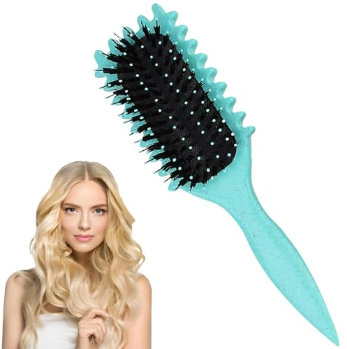 2024 NEU define styling brush, Defining Brush,Haarbürste zum Entwirren für Frauen,for Detangling, Shaping & Defining Curls for Women Less Pulling