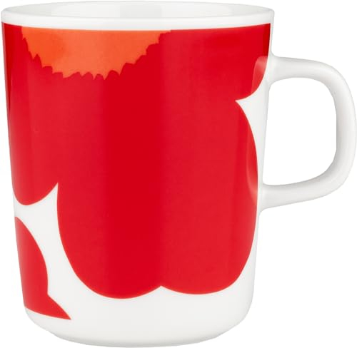 Marimekko Unikko Iso Oiva Tasse/Becher 0,25 l Creme + Farbe Special Edition 60 Jahre