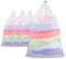 ecooe Bolsa de lavandería grande para lavadora, 4 unidades XXL con tope de cordón, 60 x 90 cm, bolsas de lavandería para mantas, mochilas, peluches, faldas largas, para el comienzo de la escuela,