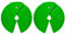 Micro Gainz Dumbbell Fractional 2.5 lb Weight Plate, Ideal for Micro Loading, (Choose Color) 2 Piece Fractional Weight Plates, Designed for Dumbbell Training, Made In USA (Green)