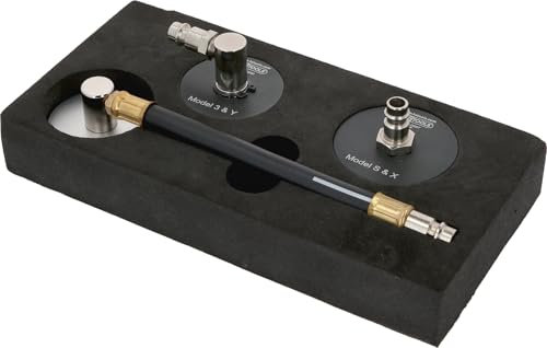 KS Tools 160.0695 Adapter-Satz zur Bremsentlüftung für Tesla, 3-TLG