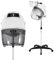 TRY-YEAN Haartrockner mit Stativ, Profi 1050W Friseur Haartrockenhaube, Höhenverstellbar 78-128cm, Schaltuhr 0-60 Min, Verstellbar Temperatur 0-75℃, Trockenhaube für Friseursalon, Weiß