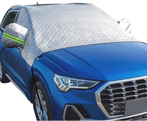 YANBINGS Auto-Schneedecke für VW Golf 5 6 7 8 GTE GTI GTD Clubsport Clubsport45 Variant Alltrack, Auto Frontscheibe für Winter Schneeab Deckung Eisschutzfolie Scheibenwischer UV-Schutz