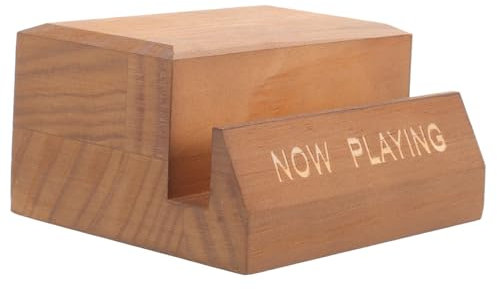 HAWILLOSCH Estante De Madera Para De Vinilo Soporte De Grabadora Stand De Visualización