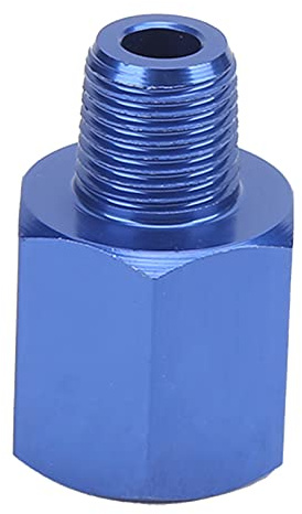 Klanata m12 femelle à 1 8 npt adaptateur mâle, raccord d'extrémité du tuyau en aluminium pour la conversion du port de capteur de manomètre de pression de pression d'huile